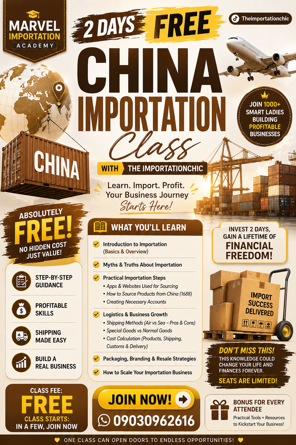 Free Importation Masterclass